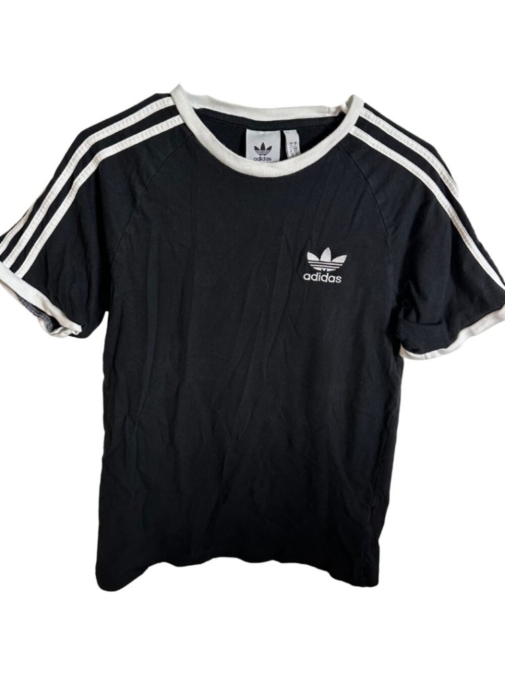 Adidas Originals Black White T-Shirt (Size Small)